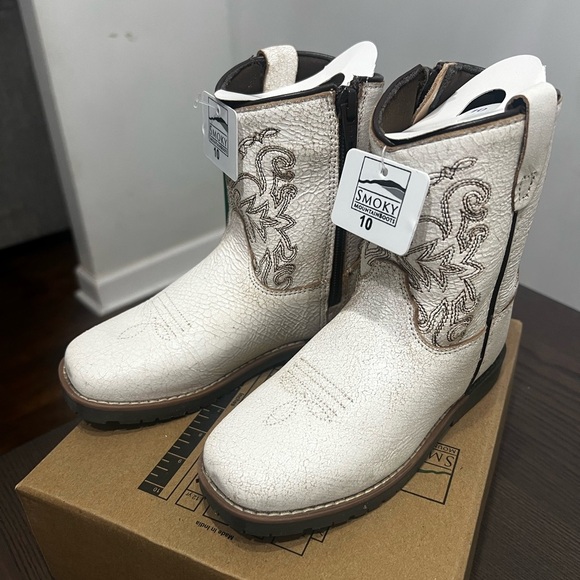 Smoky Mountain Boots Other - Kids White Western Cowboy Boots